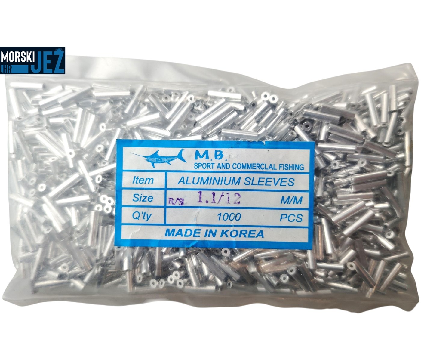 ALUMINIJSKI STOPERI OKRUGLI 1.1/12/1.0 1000KOM