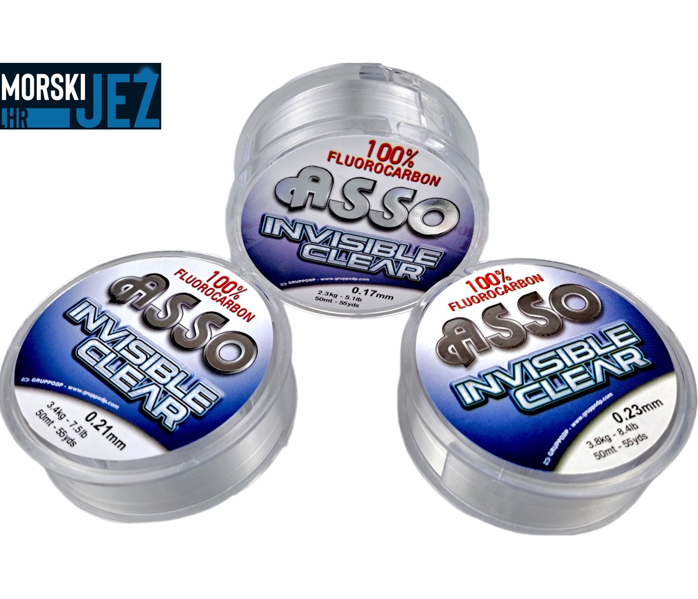 ASSO INVISIBLE CLEAR 50M 0.35MM