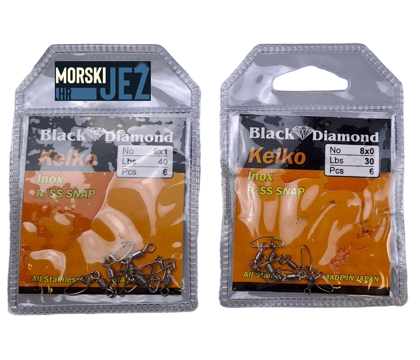 BLACK DIAMOND INOX KOPČA S VRTILICOM 1x6
