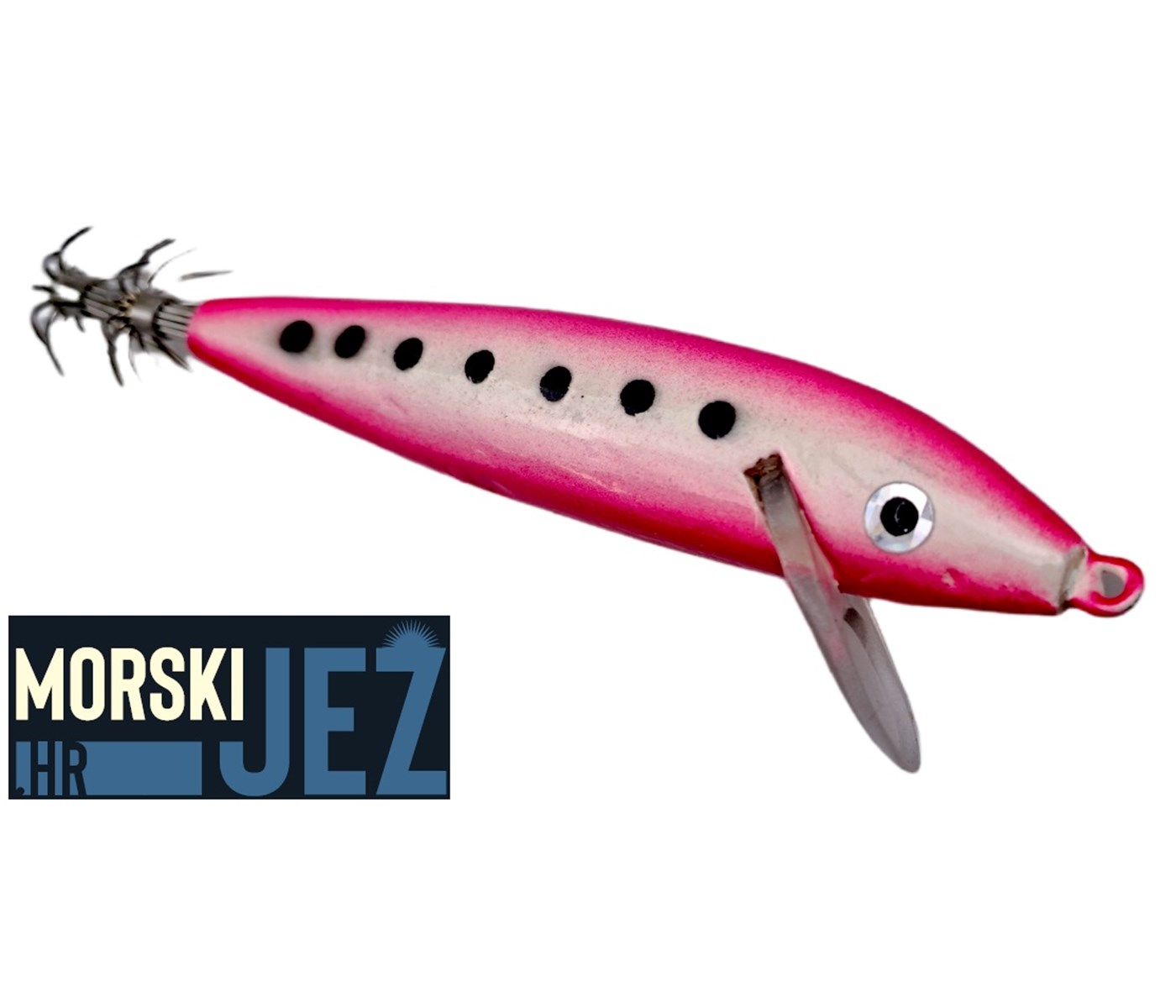 KALI TROLLING SQUID JIG 110M SIL/PIN