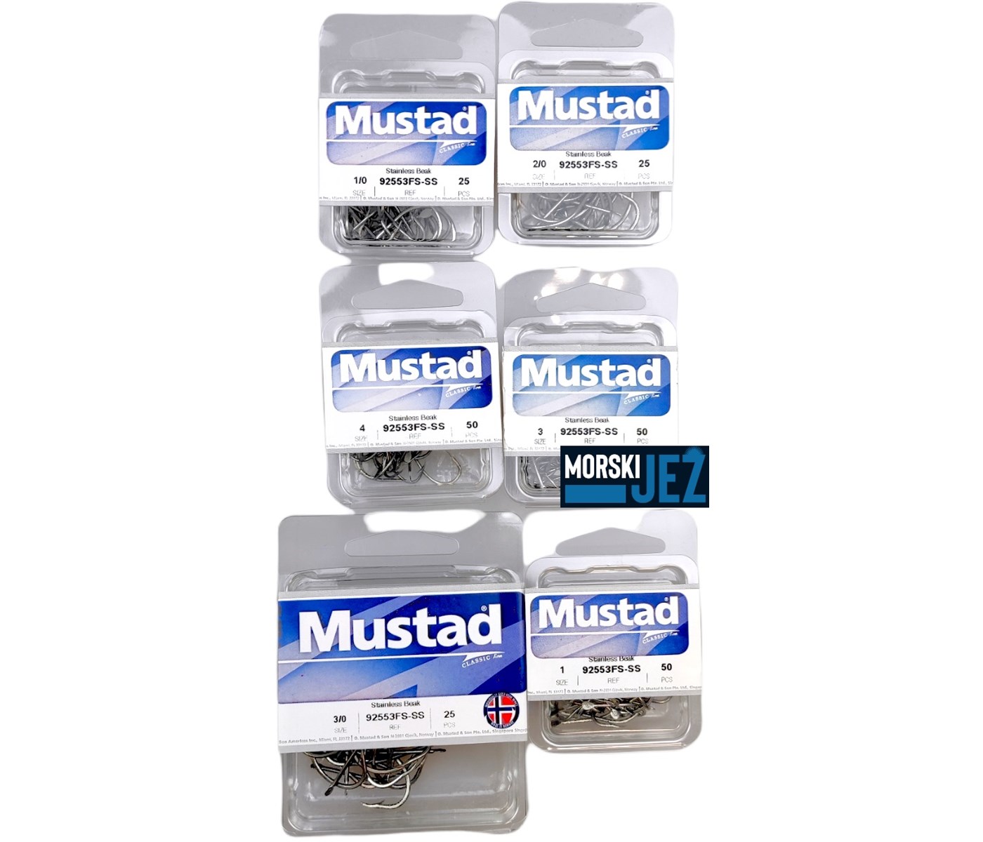 MUSTAD UDICE 92553FS VEL.2/0