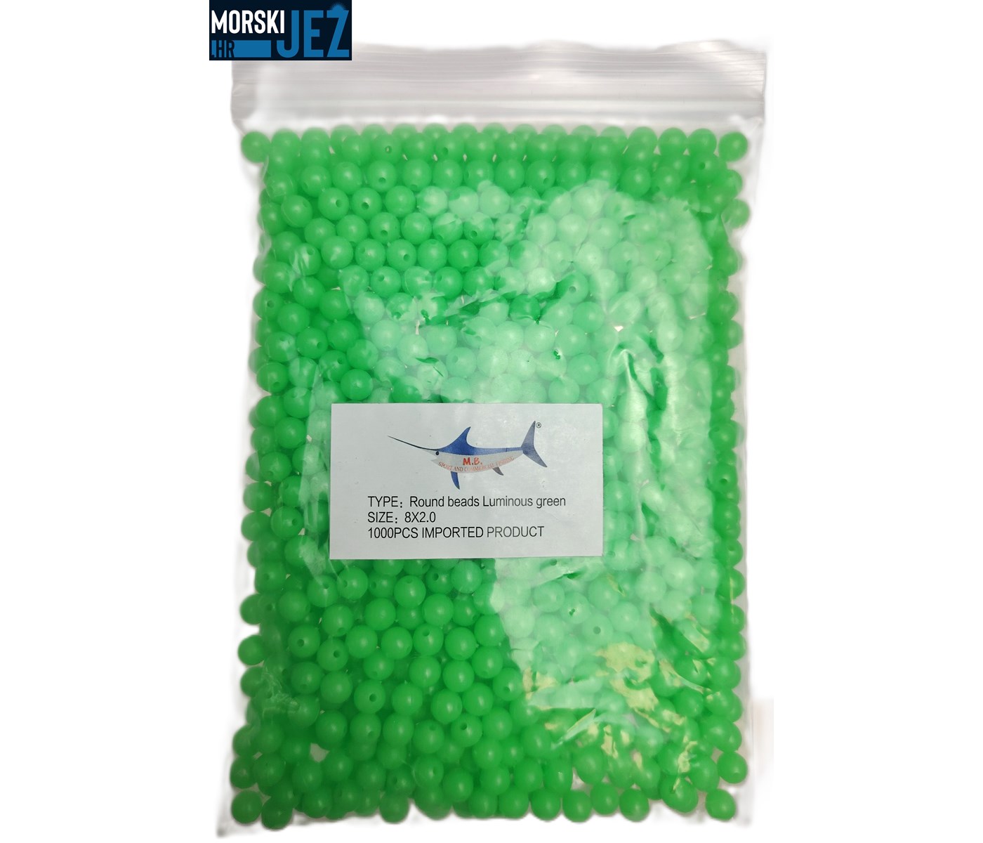 PERLE OKRUGLE 8X2.0 1000KOM