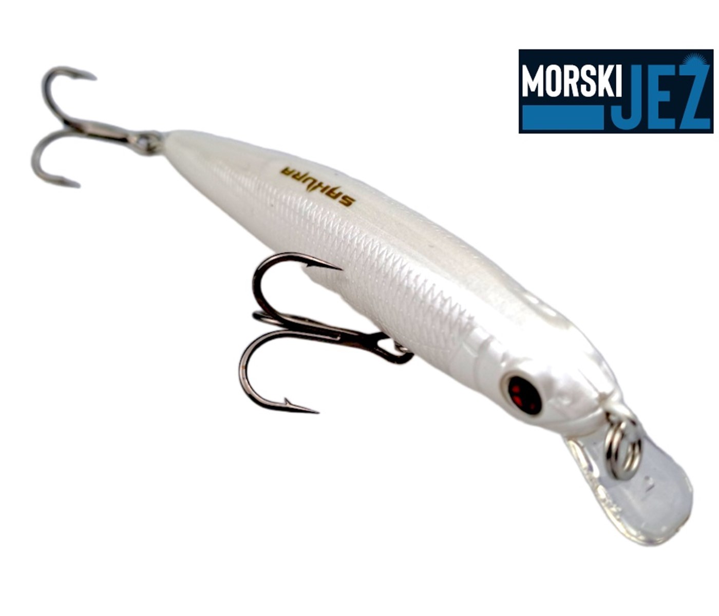 SAKURA AKARU MINNOW 80SP P06 (PEARL WHITE)