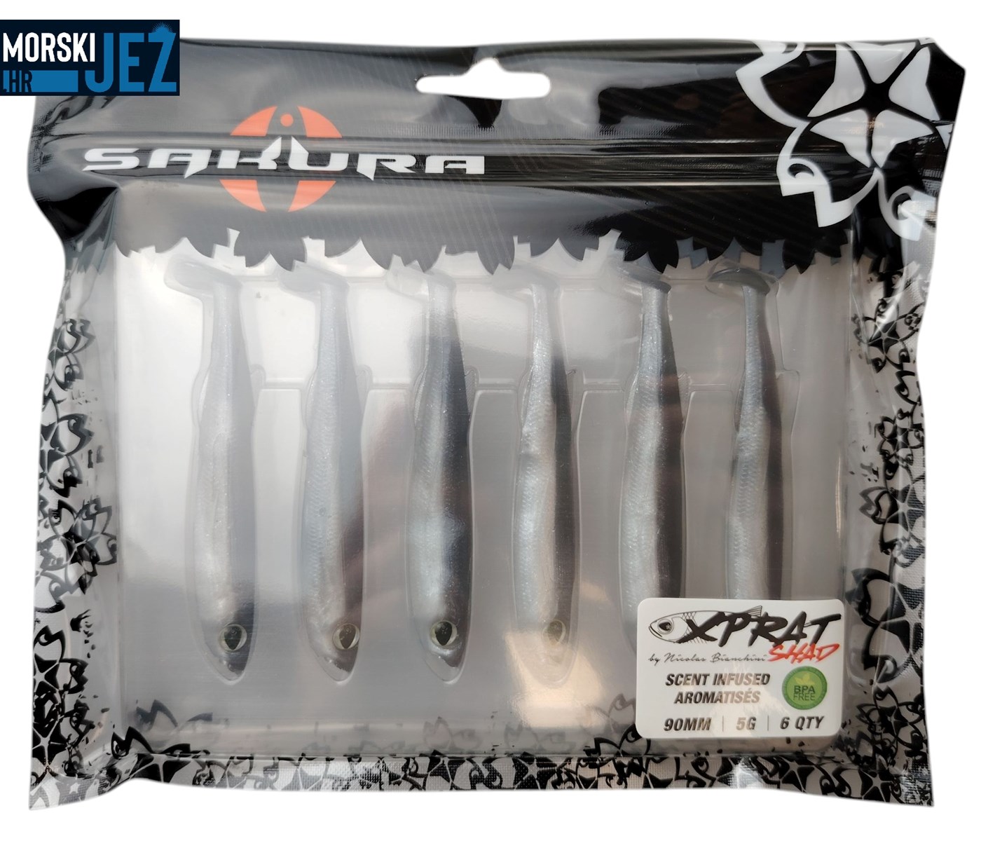 SAKURA XPRAT SHAD 90MM 163