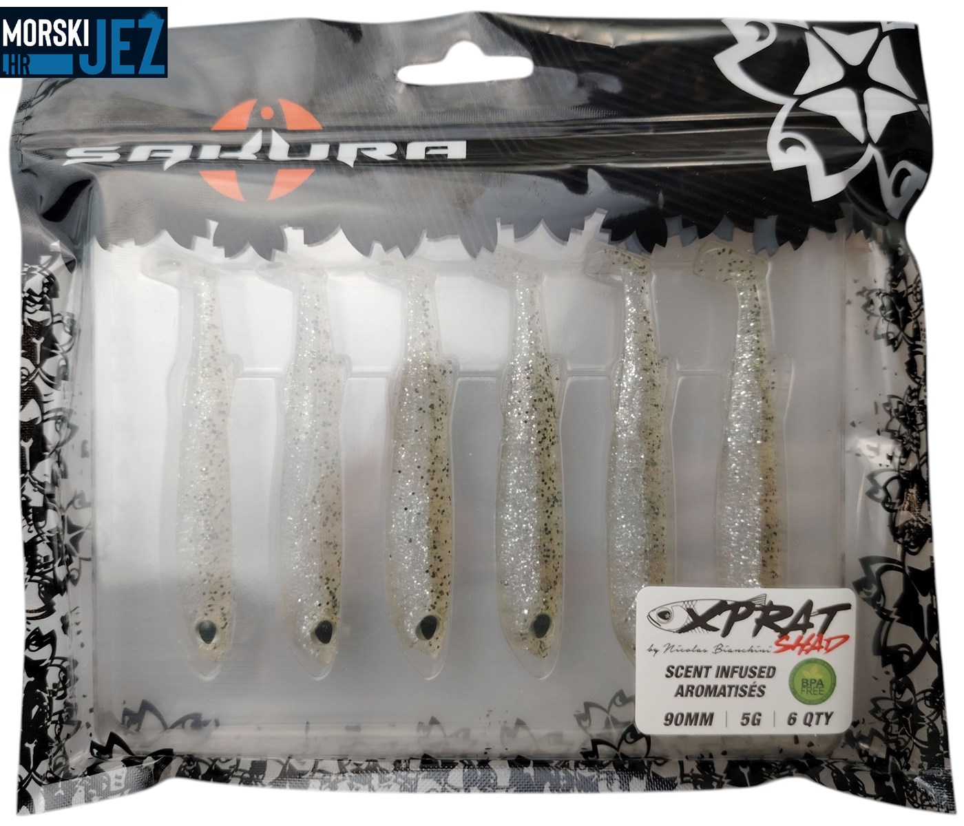 SAKURA XPRAT SHAD 90MM 164