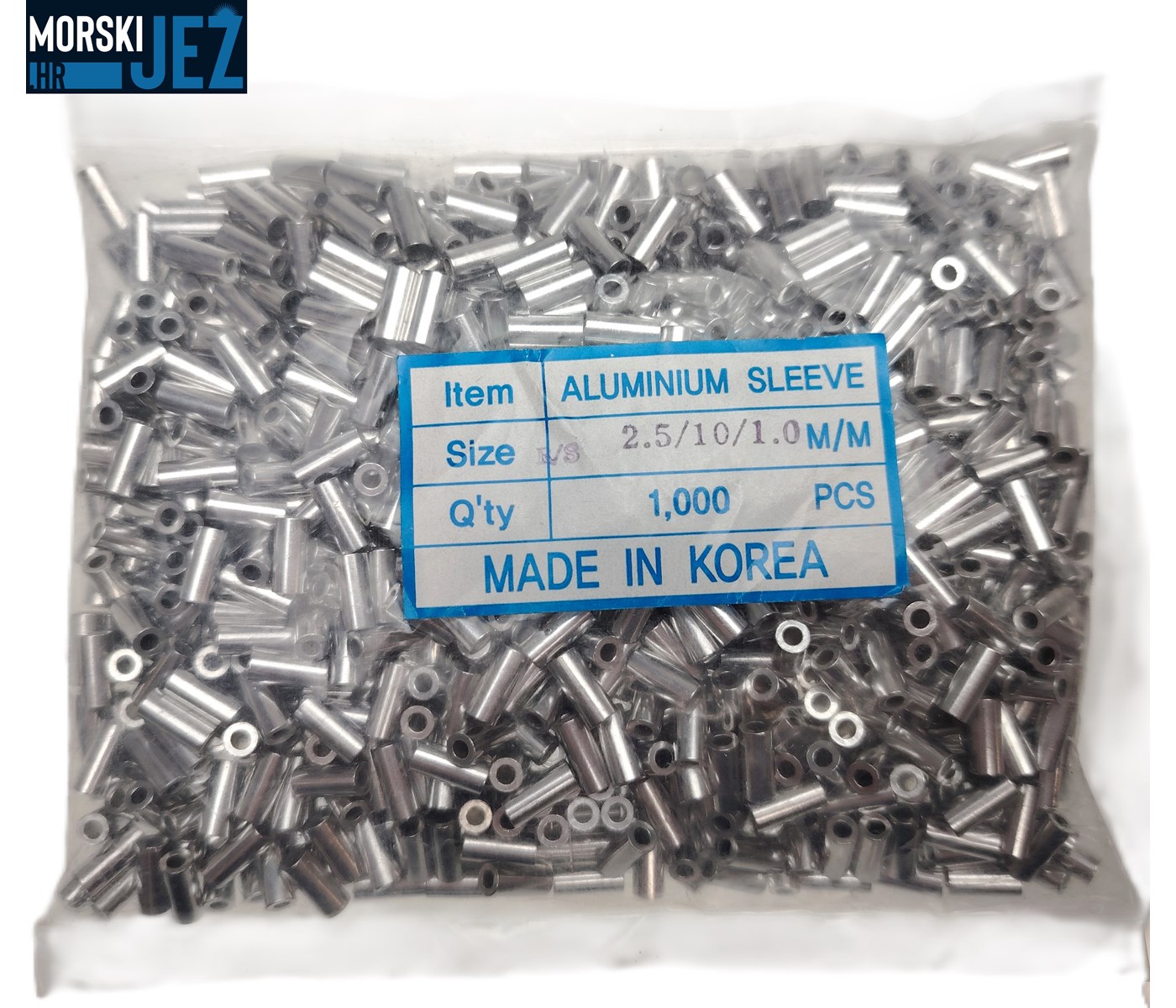 ALUMINIJSKI STOPERI OKRUGLI 1000KOM 2.5X10X1