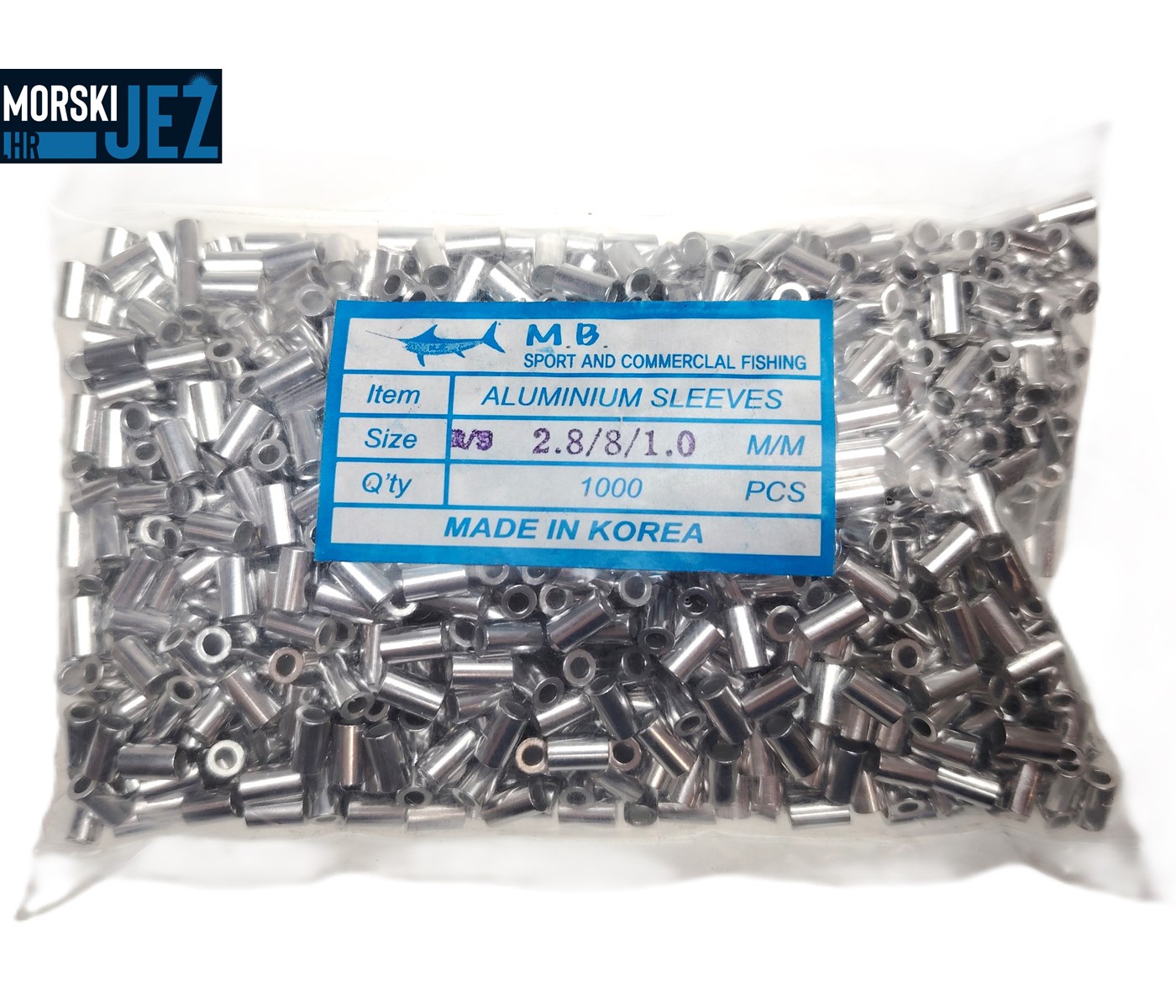 ALUMINIJSKI STOPERI OKRUGLI 2.8/8/1.0 1000KOM