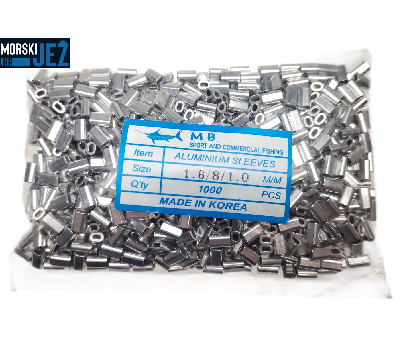 ALUMINIJSKI STOPER PLOSNATI 1.6/8/1.0 1000kom