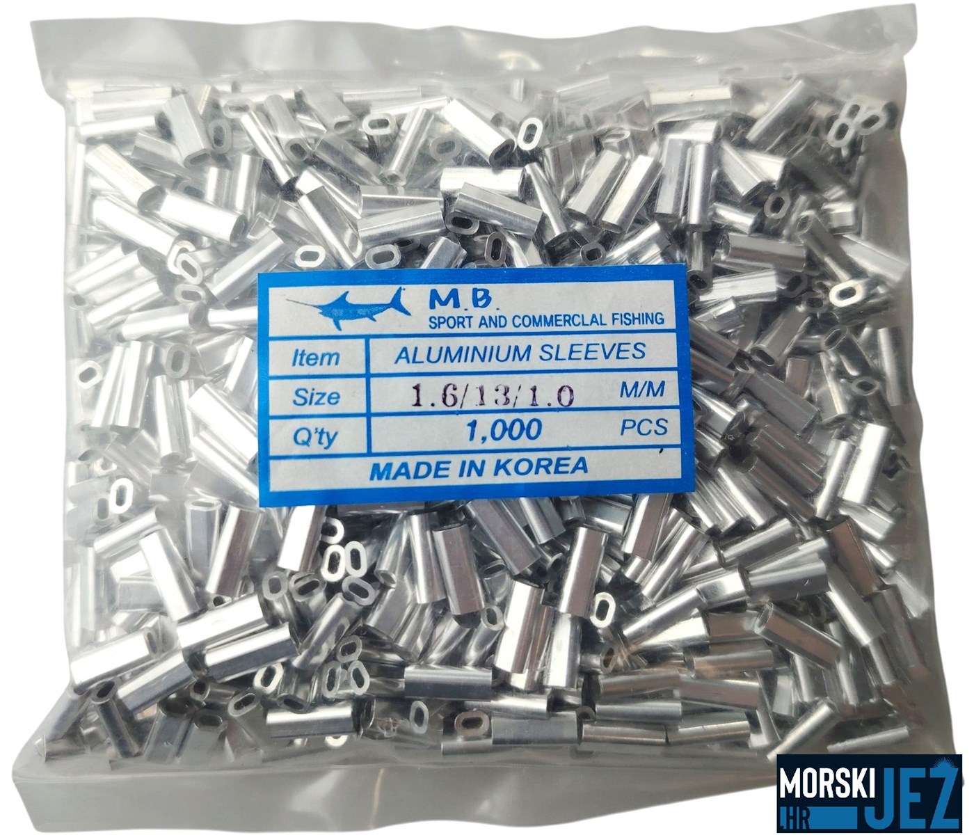 ALUMINIJSKI STOPER PLOSNATI 1.6X13/1000KOM