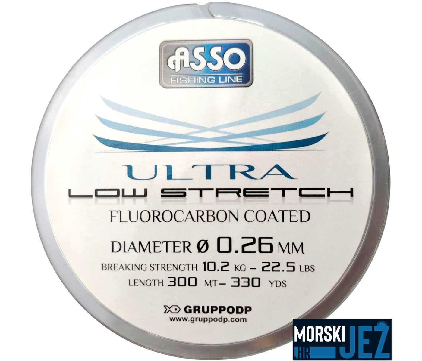 ASSO ULTRA LOW STRETCH FLUOROCARBON COATED 0.26MM