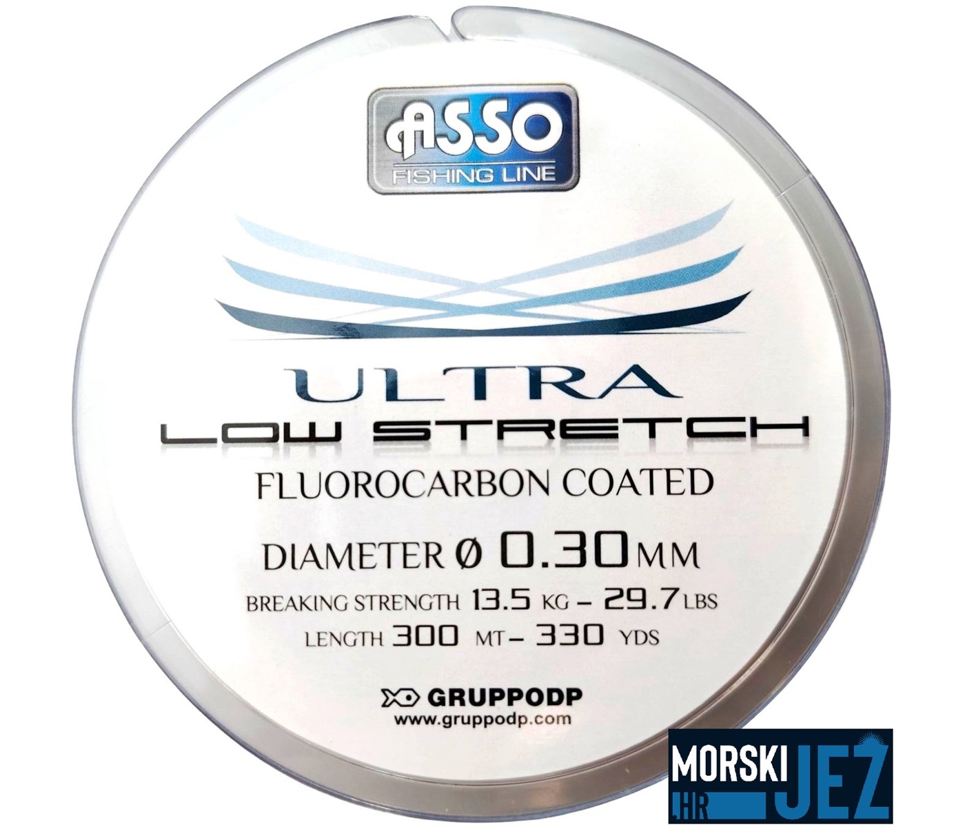 ASSO ULTRA LOW STRETCH FLUOROCARBON COATED 0.30MM