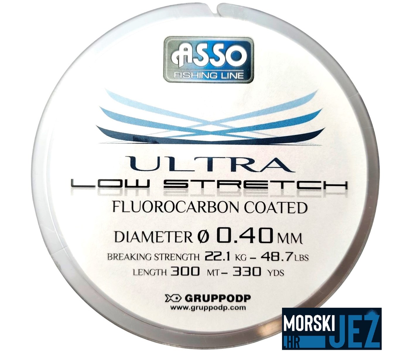 ASSO ULTRA LOW STRETCH FLUOROCARBON COATED 0.40MM