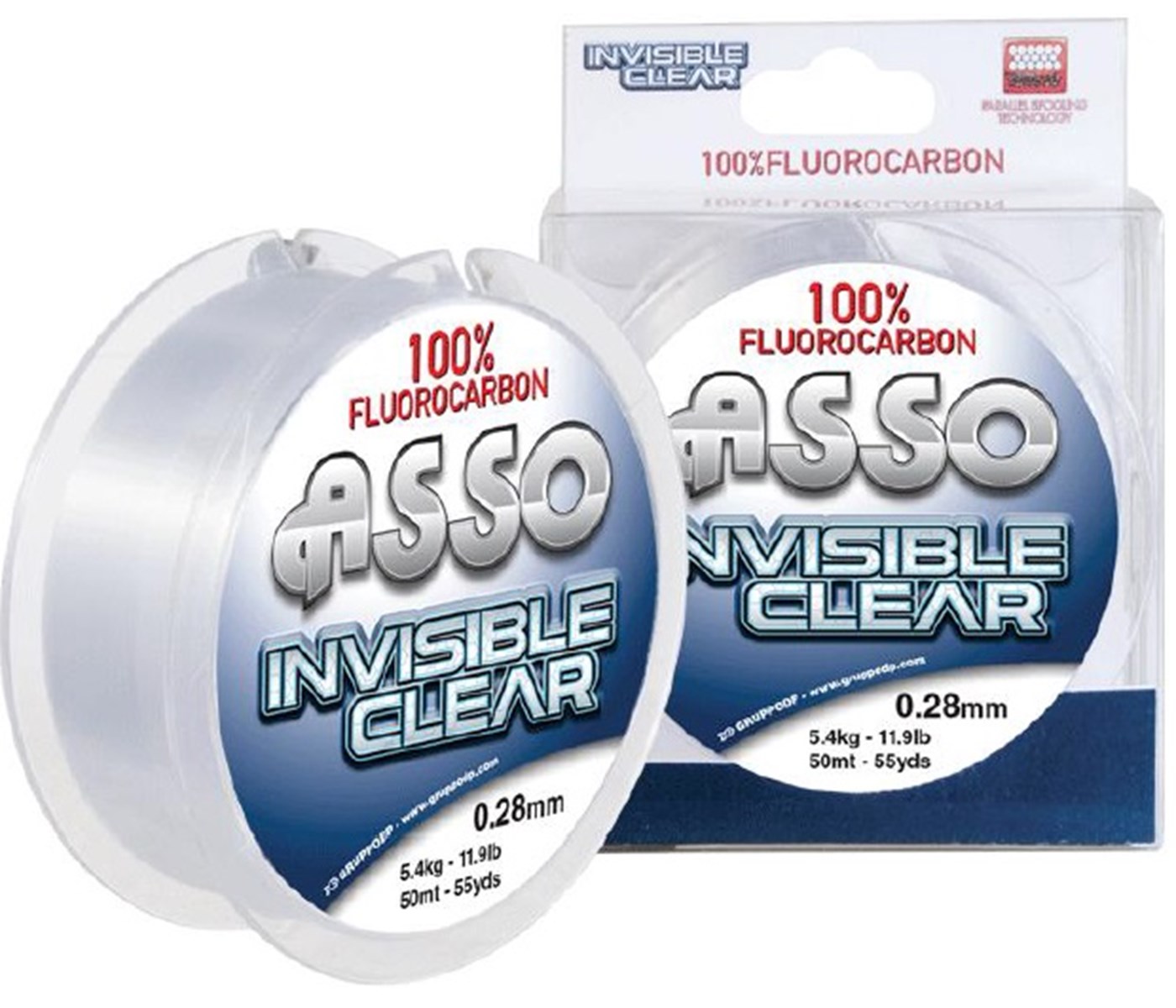 ASSO INVISIBLE CLEAR 50M 0.23MM