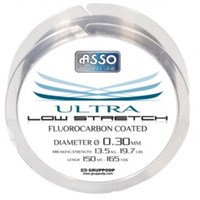 ASSO ULTRA LOW STRETCH FLUOROCARBON COATED 0.20MM