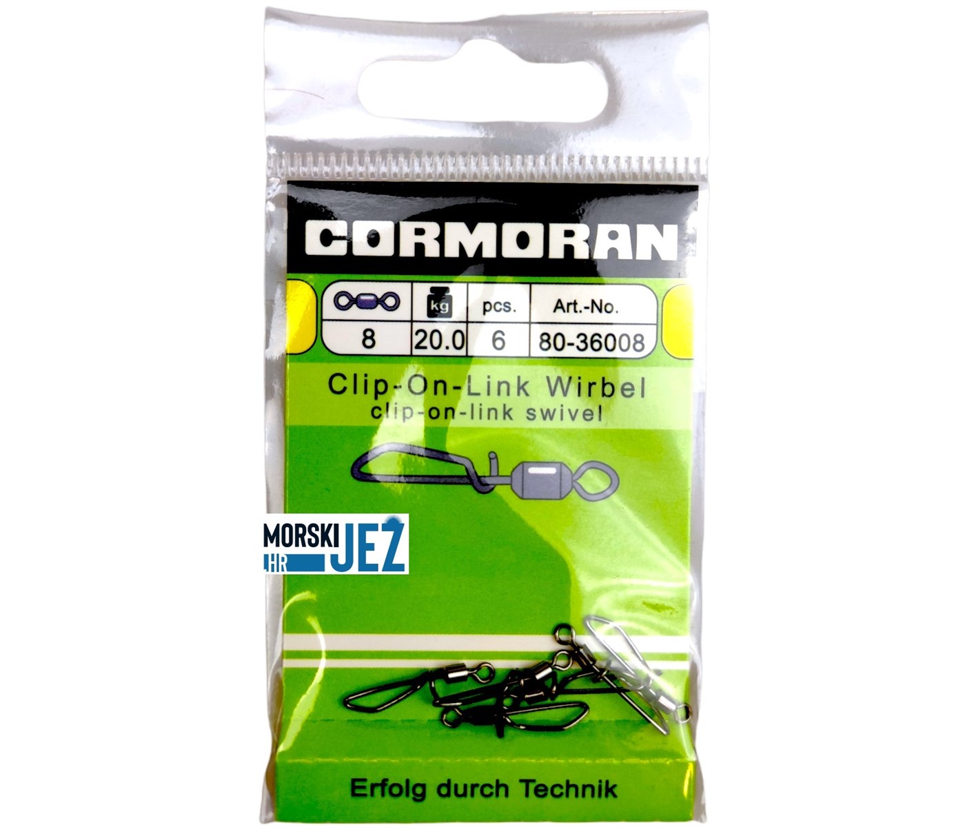 CORMORAN CLIP-ON ZOGULIN VEL.08