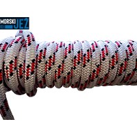 1050 PLETENICA HT 12MM bijela-crveno-crna
