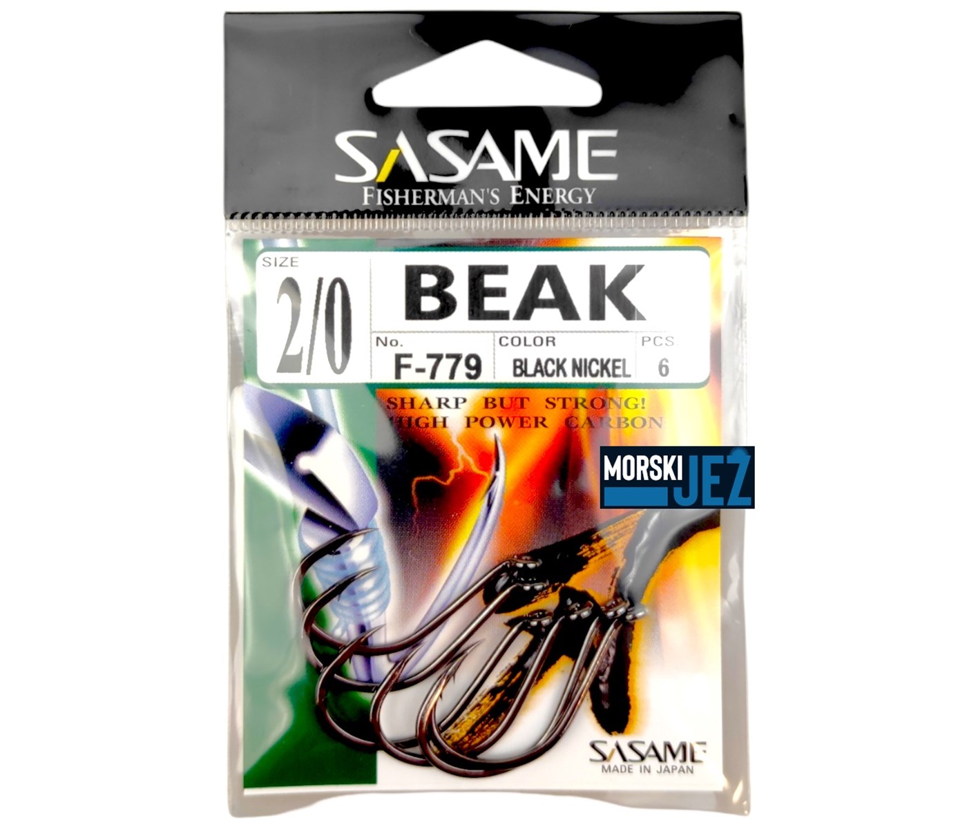 SASAME BEAK BLACK NICKEL VEL.2/0
