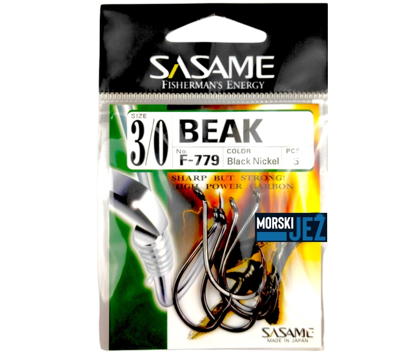 SASAME BEAK BLACK NICKEL VEL.3/0