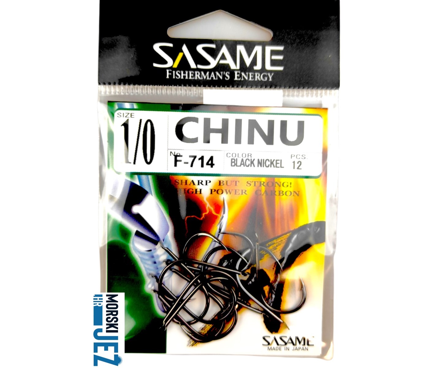 SASAME CHINU F-714 BLACK NICKEL VEL.1/0