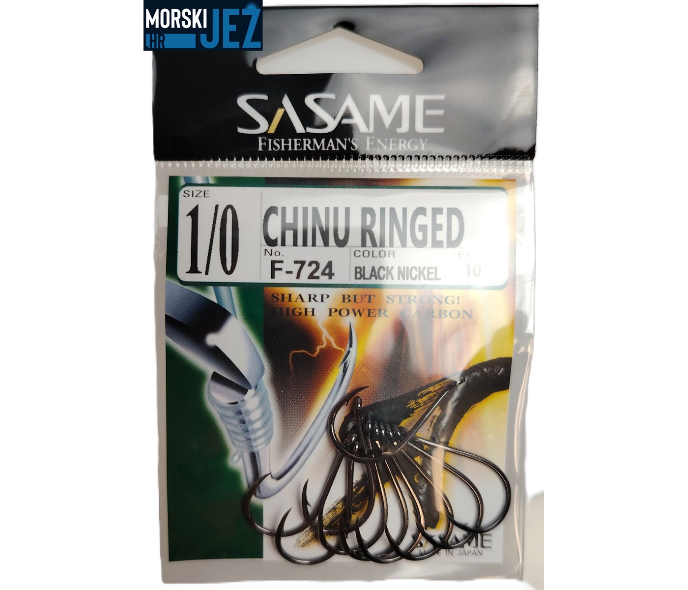 SASAME CHINU RINGED F-724 BLACK NICKEL VEL.1/0