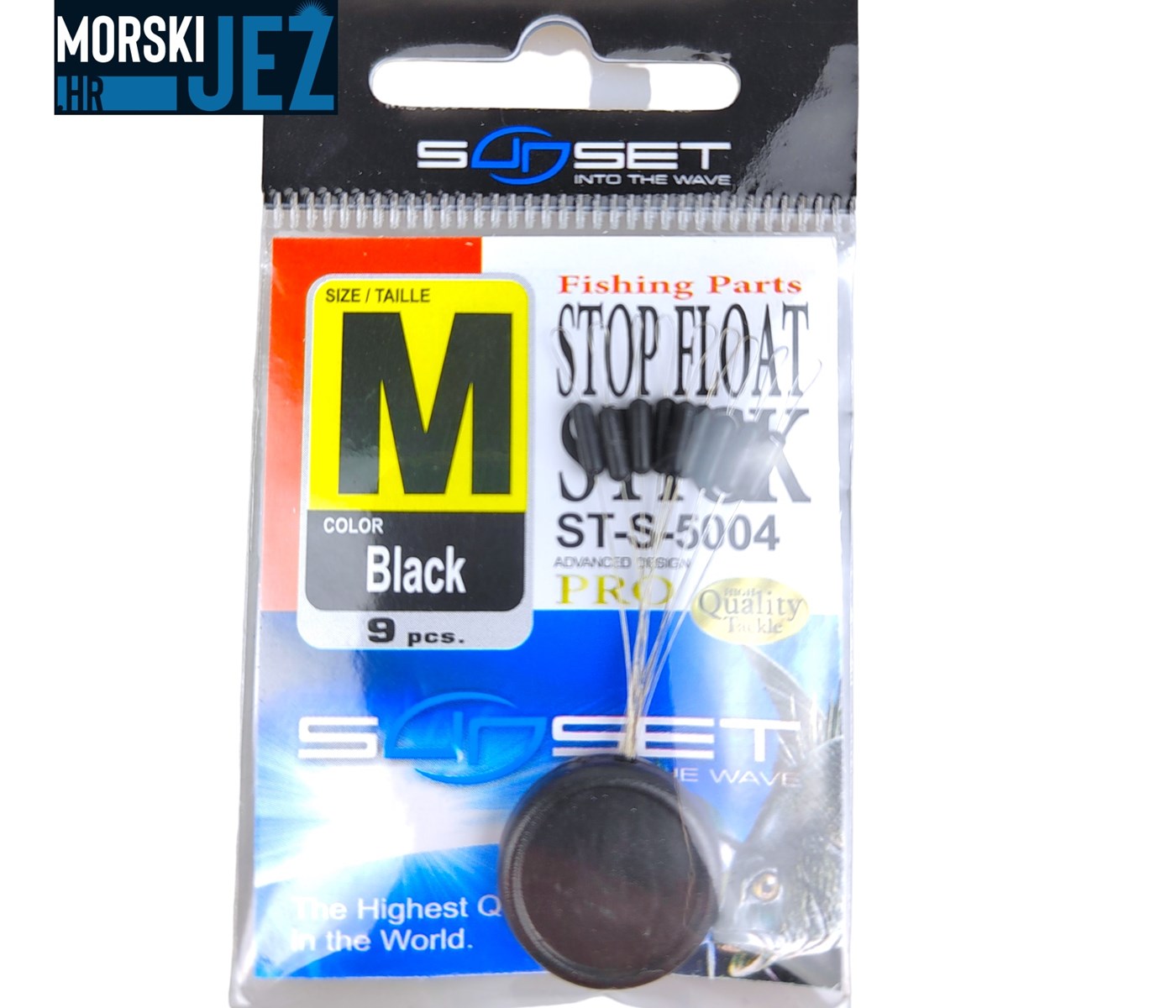 SUNSET STOPER  STOP FLOAT vel.M; Black; 9kom